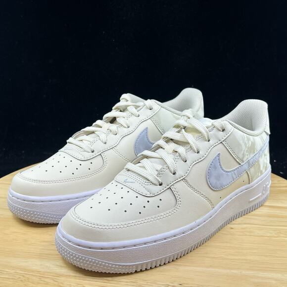 Nike Shoes - Nike Air Force 1 (GS) Shoes SZ 6Y/ 7.5 Wmns Pale Ivory/Grey CT3839-110